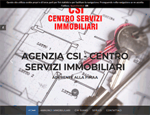 Tablet Screenshot of csimmobiliari.com
